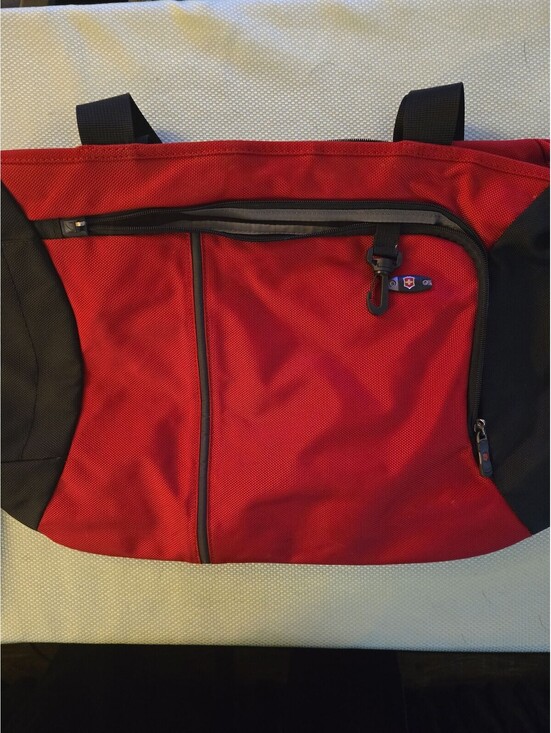 Victorinox Other - Victorinox Swiss Army Red & Black Ballistic Nylon Tote Bag